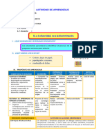 D1 A3 SESION TUT. SI, A La Diversidad, No A La Discriminación