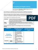 Cambridge Primary and Lower Secondary Computing and Digital Literacy Comparison - tcm143-647329