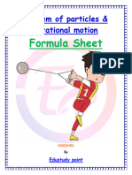 System of Particles and Rotational Motion - Formula Sheet (Edustudy Point) (1) - Unlocked