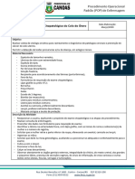 POP 29 - Coleta Exame Citopatológico Do Colo Do Útero: Procedimento Operacional Padrão (POP) de Enfermagem