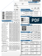 Star Finder Character Sheet Slade