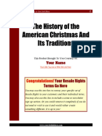 Christmas History Sample