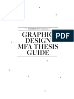 MFA Thesis Guide MICA 2023