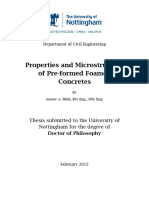 Properties and Microstructure of Pre-Formed Foamed Concretes