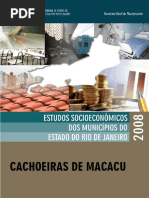 Estudo Socioeconômico 2008 - Cachoeiras de Macacu