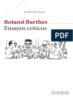 Barthes, R. - Ensayos Críticos (Ocr) (2003)