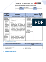 02 de Abril-Mat - Organizamos Datos Sobre Nuestras Preferencias - Unidocente