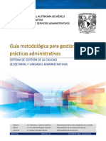 Guía Metodológica para Gestionar Buenas Prácticas Administrativas