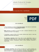 Aula 6 - Operações Com Ativo Fixo - Imobilizado