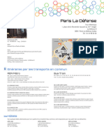 Plan IB La Défense