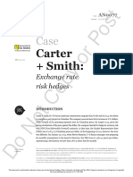 Carter Smith Exchange Rate Risk Hedges