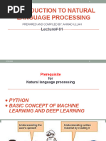 Introduction To Natural Language Processing