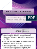 Training and Development in Mobilink-2003