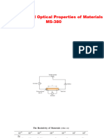 Electronic and Optical Properties of Materials-2