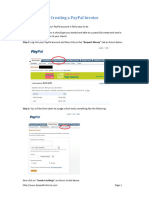 Creating A Paypal Invoice