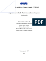 Projeto de Pesquisa - Impactos Da Violência Contra A Criança e o Adolescente