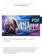 ¿Cómo Rezarle Al Arcángel Samael - La Guía Completa - Secretos Del Arcángel