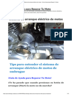 3 Sistemas de Arranque Eléctrico de Motos