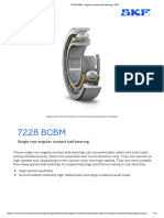 7228 BCBM - Angular Contact Ball Bearings - SKF