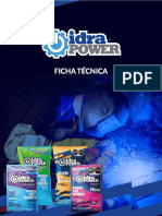 Ficha Técnica idraPOWER 6 Sabores