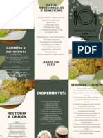 Brochure Tríptico Restaurant Comida Saludable Orgánico Verde - 20240725 - 002045 - 0000