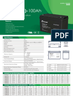 Sunpal Power 12V 100AH VRLA GEL Battery