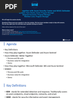 Microsoft Security Days - Azure Sentinel Better Together Final Slides - Share