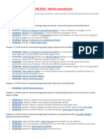 STCW 2010 - Chapters & Manila Amendments