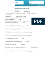 Quantifiers Worksheet