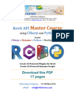 Revit API Using CSharp Python Dynamo AI Plugins Training-1