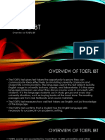 TOEFL IBT Overview