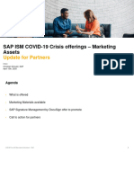 2 - ISG - PIU - SAP ISM COVID-19 Crisis Offerings - Update For Partners 20200415 - ChristianSchuetz