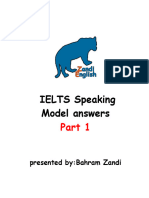 IELTS Speaking Part 1 Model Answers