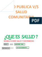 Vision Generalsobrela Salud Publica Salud Comunitaria