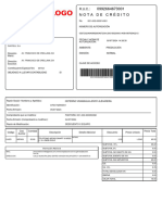 Nota de Crédito