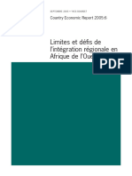 Sida4901fr Limites Et Defis de Lintegration Regionale en Afrique de Louest