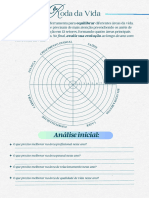 Roda Da Vida Desenvolvimento Pessoal Minimalista Branco A4