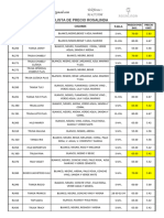 Precios Rosalinda Nuevo 01-10-2022