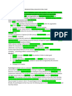 Organisational Behaviour Oral Exam