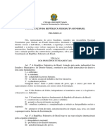 Constituiçao Federal de 1988 (1º Ao 15º Artigo)