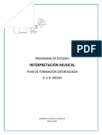 Programa Interpretación Musical