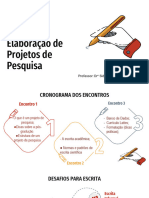 Curso Escrita Projeto - Slide Completo