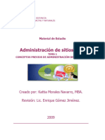 Conceptos de Administracion de Sitios Web UNED CR