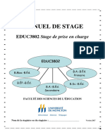 Manuel de Stage