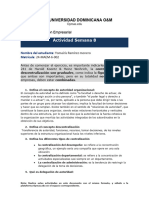 Actividad Semana 8 - Gestión Empresarial