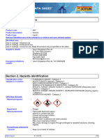 MSDS Thinner No 10 English