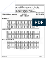 Sr. IPL-IC - Jee-Mains - WTM-35 - Key & Sol's