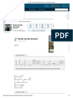 MY MY, HEY HEY (ACOUSTIC) Chords - Neil Young - E-Chords