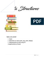 Data Structure (Stack)