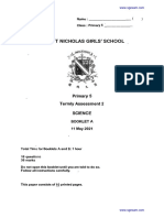 2021-P5-Science-TA2-St Nicholas Girls